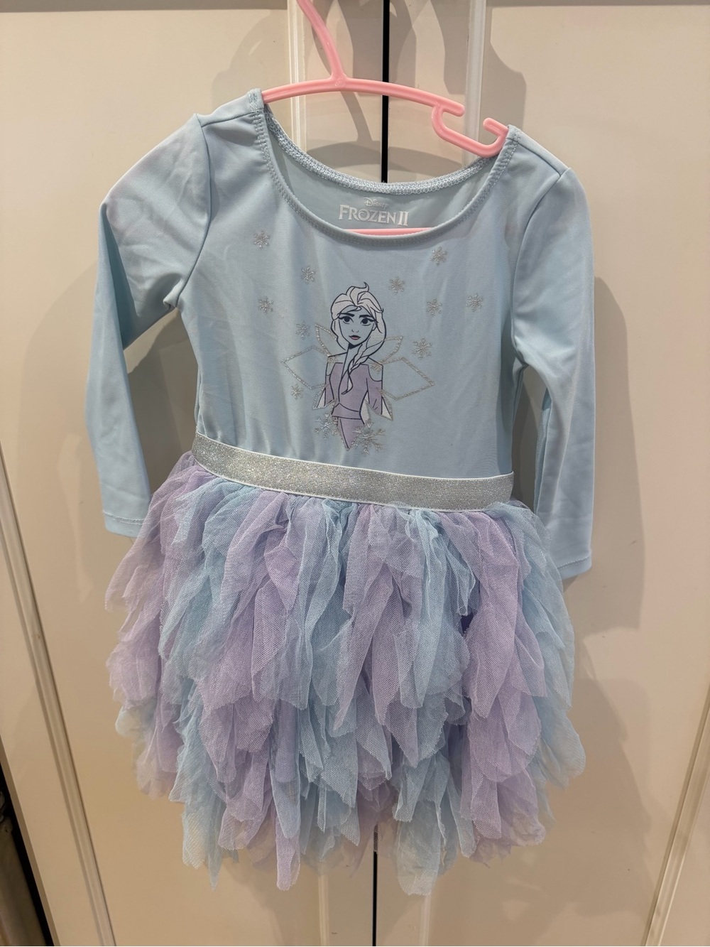 Elsa Light Blue & Lavender Tutu Dress - 2t Kids Costume